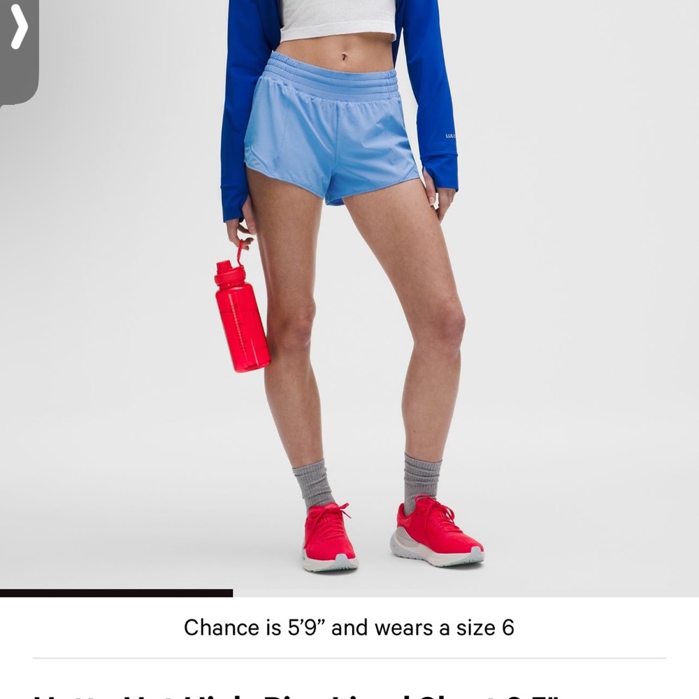 Lululemon Athletica Sky Blue Athletic Shorts